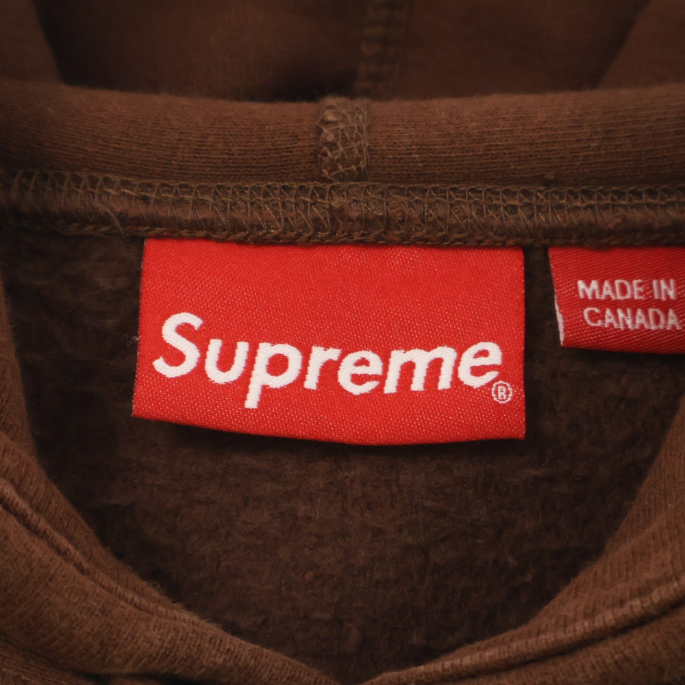 SUPREME(シュプリーム) 22AW Capital Hooded Sweatshirt キャピタル フーデッド スウェットシャツ プルオーバーパーカー ブラウン