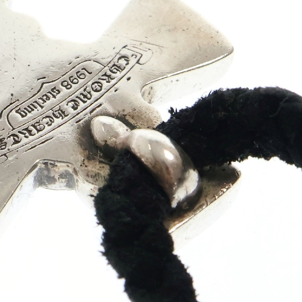 CHROME HEARTS(クロムハーツ) CELTIC CROSS XS ケルティッククロス LEATHER BRAID スクロールレザーブレード シルバー