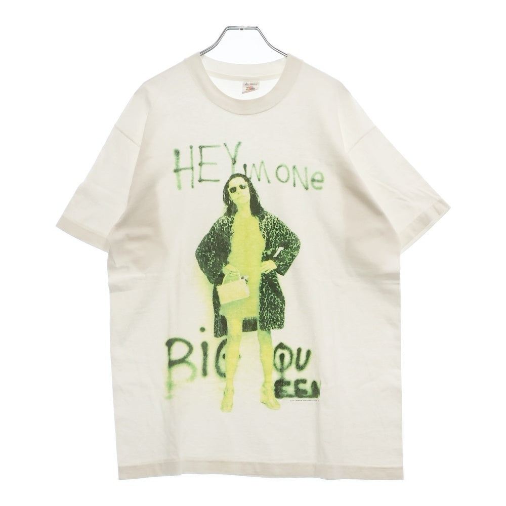 VINTAGE(ヴィンテージ) 90s PJ HARVEY PJ ハーヴェイ フロント プリント クルーネック 半袖Tシャツ ホワイト