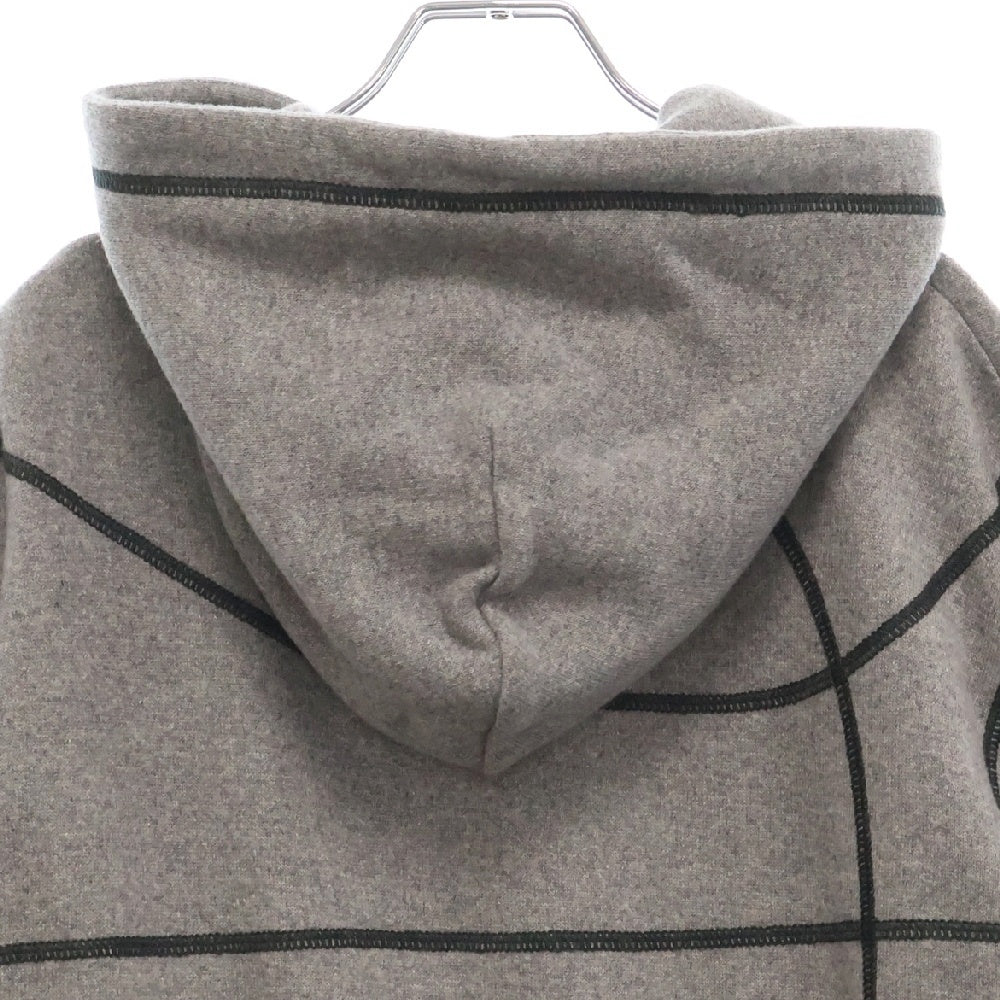 LOUIS VUITTON(ルイヴィトン) 21AW ×NBA カシミヤ混 ジップアップパーカー グレー RM211M ZMG HKY03W