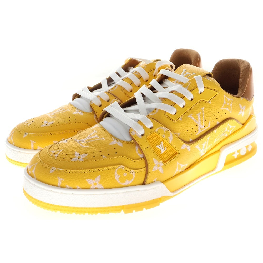 LOUIS VUITTON(ルイヴィトン) 25AW Pharrell Williams LV Trainer ファレルウィリアムス LVトレイナー ラインスニーカー ローカットスニーカー シューズ イエロー