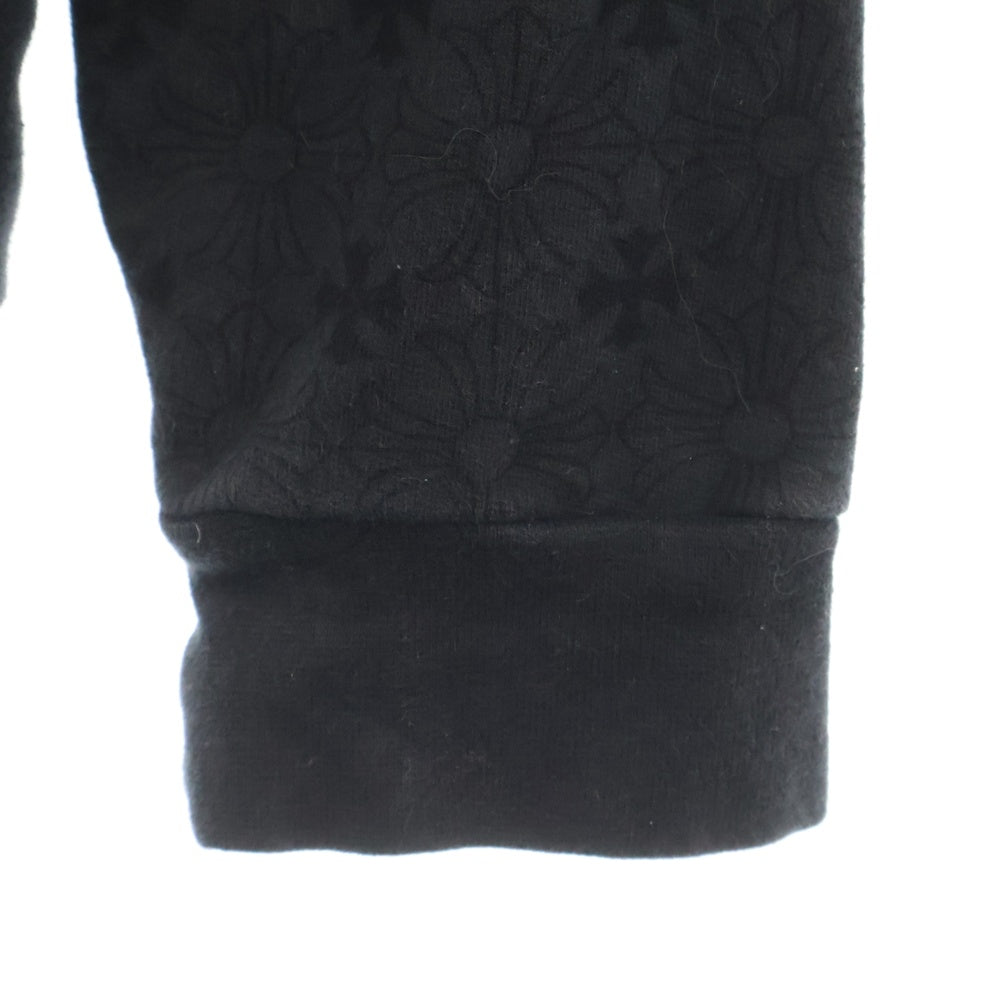 CHROME HEARTS(クロムハーツ) SWTSHRT PLVR CHプラス総柄プルオーバーパーカーブラック