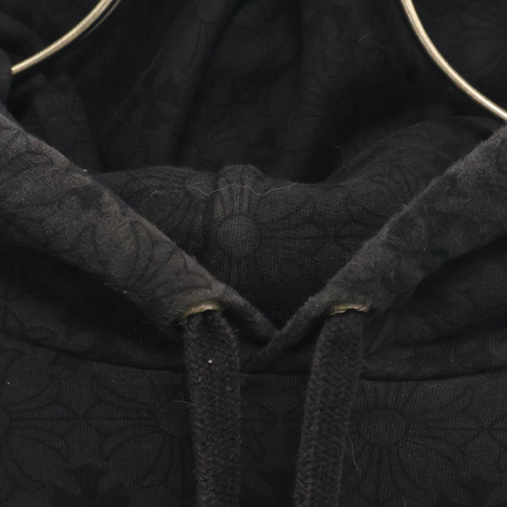 CHROME HEARTS(クロムハーツ) SWTSHRT PLVR CHプラス総柄プルオーバーパーカーブラック