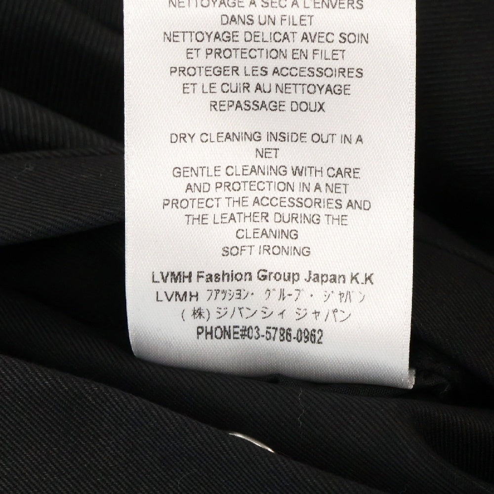 GIVENCHY(ジバンシィ) レザーロゴワッペン付き フィールドジャケット ミリタリージャケット ブラック BM00HN1Y7C