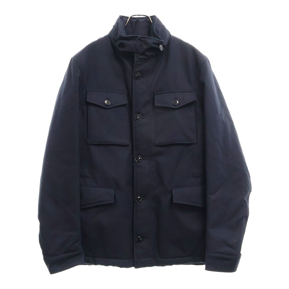 MONTEDORO(モンテドーロ) ウォーターレペレント コットンギャバ ジャケット ネイビー 63B050