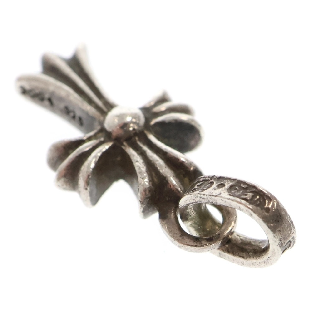 CHROME HEARTS(クロムハーツ) CRS BBYFAT P SAP ベイビーファットクロス PAVEサファイア ペンダントトップ シルバー BCA236