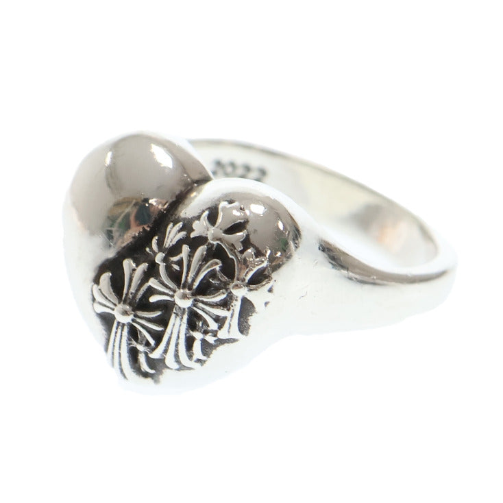 CHROME HEARTS(クロムハーツ) R.I.P HEART RING セメタリークロス ハートリング シルバー