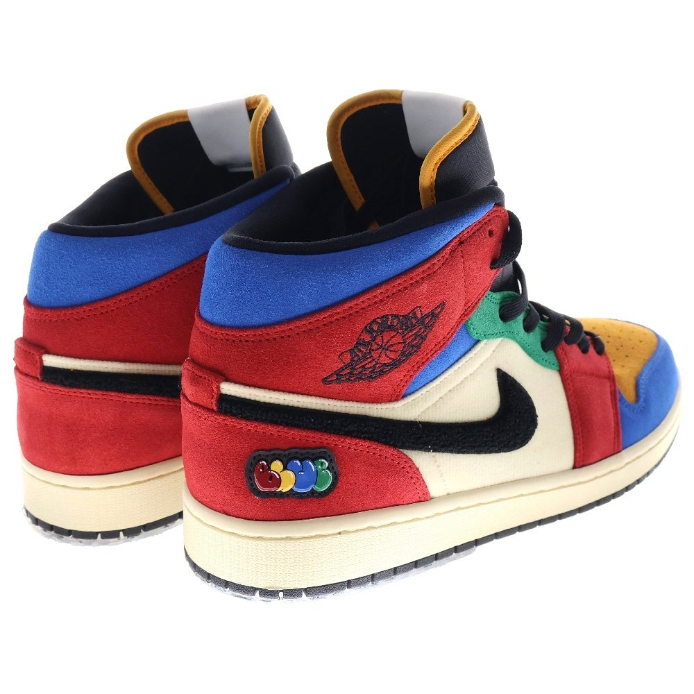 NIKE(ナイキ) ×BLUE THE GREAT AIR JORDAN 1 MID FEARLESS MULTI CU2805-100 ブルーザグレート エアジョーダン1 フィアレス ミッドカットスニーカー マルチカラー US12/30cm