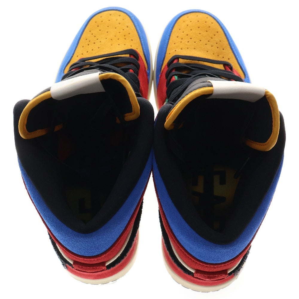 NIKE(ナイキ) ×BLUE THE GREAT AIR JORDAN 1 MID FEARLESS MULTI CU2805-100 ブルーザグレート エアジョーダン1 フィアレス ミッドカットスニーカー マルチカラー US12/30cm