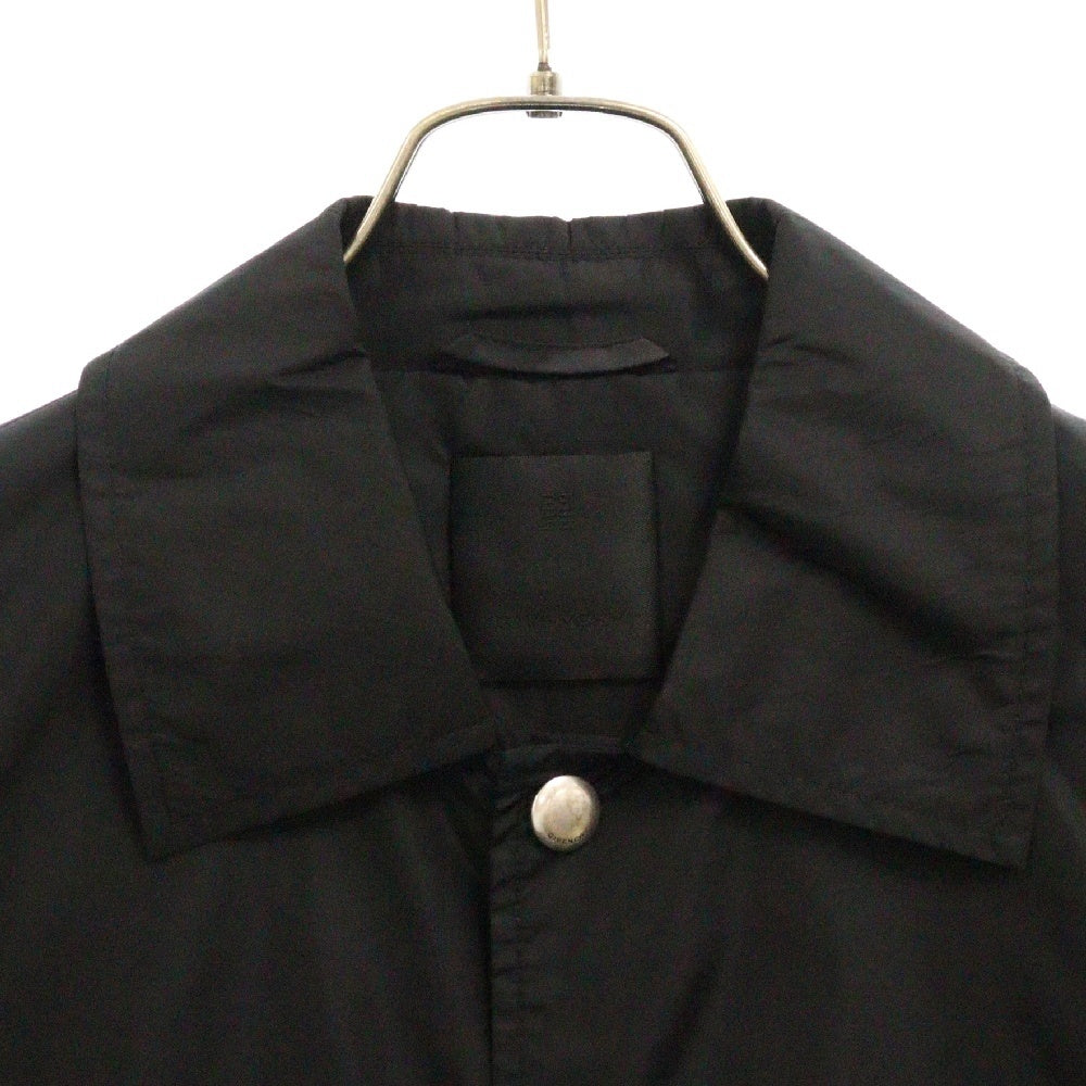 GIVENCHY(ジバンシィ) Back Logo Coach Jacket バックロゴ ナイロン コーチジャケット ブラック BM00QF13RR