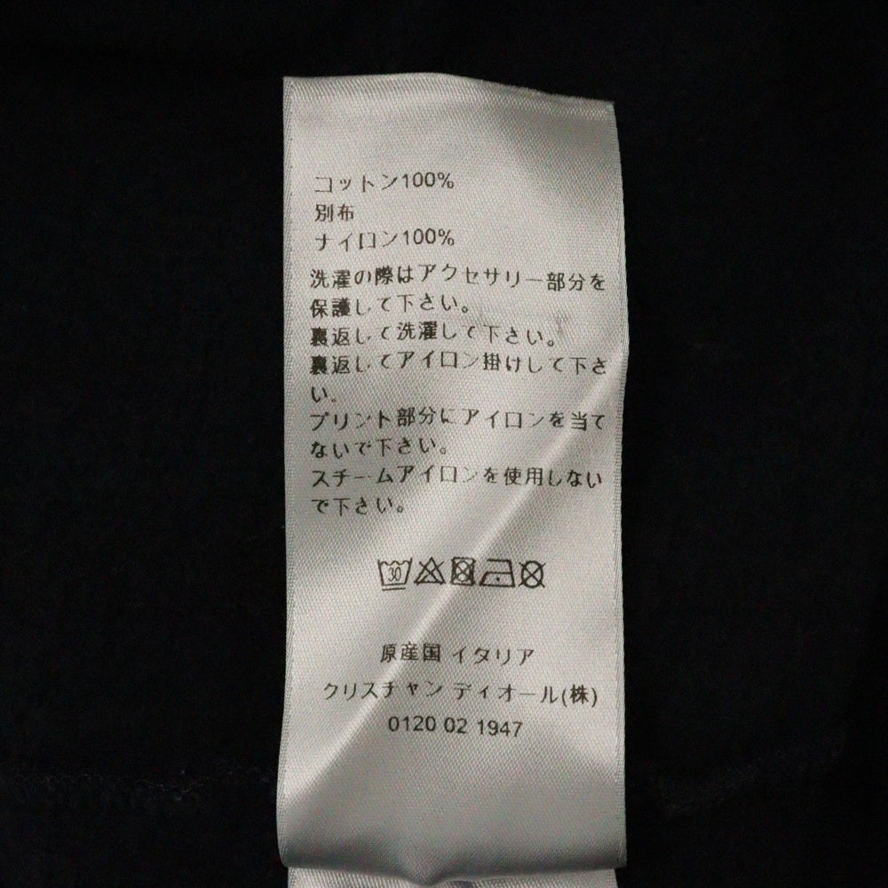 DIOR(ディオール) 21SS トロッター柄フード ハーフジップ パーカー ネイビー 113J406A0531