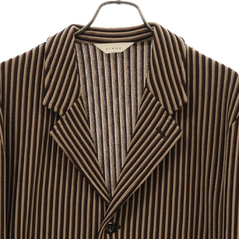 Jieda(ジエダ) 21SS RIPPLE TAILORED リップル テーラードジャケット ブラウン Jie-21S-JK05