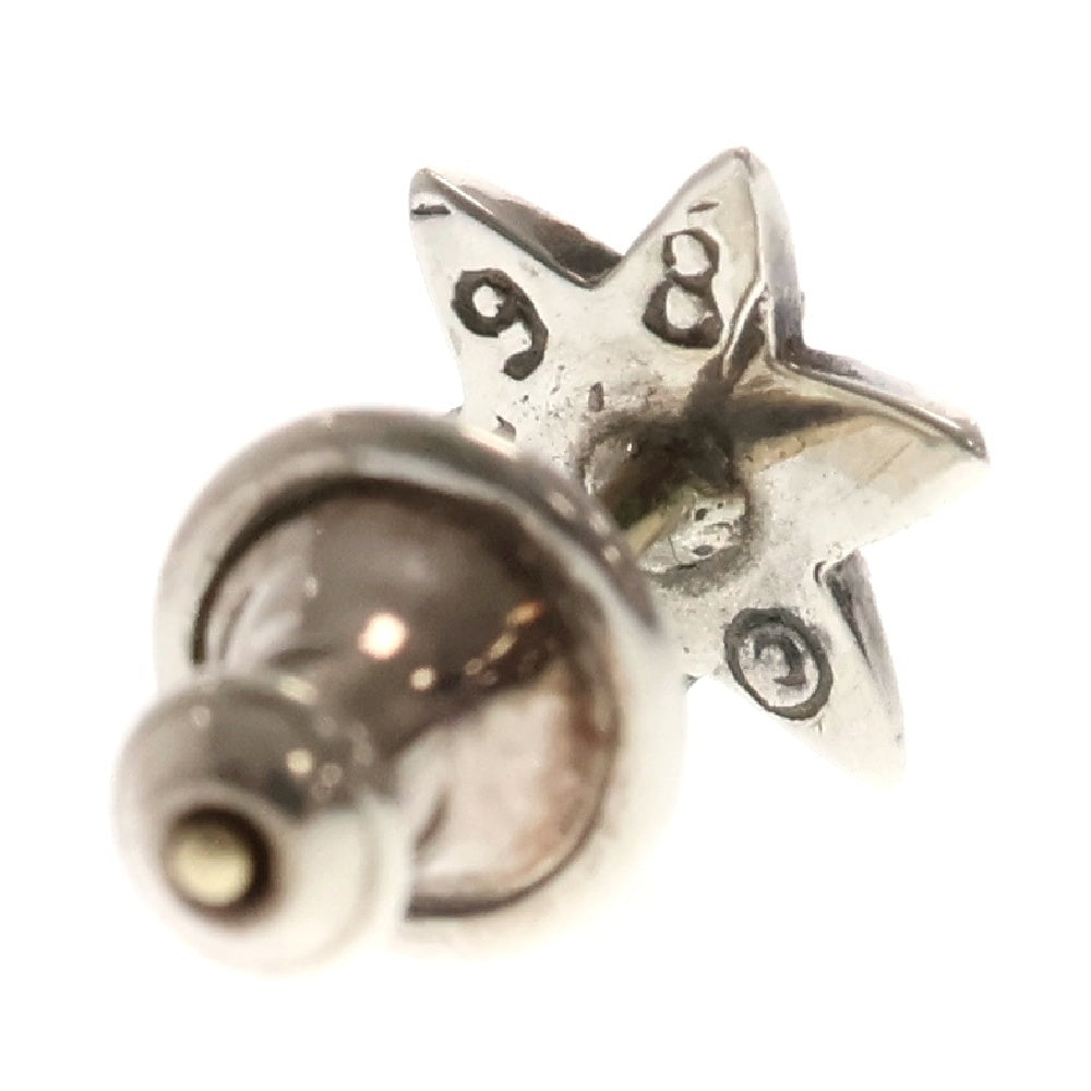 CHROME HEARTS(クロムハーツ) CO STAR AFT DMND スタースタッド アフター 1ダイヤ シルバーピアス