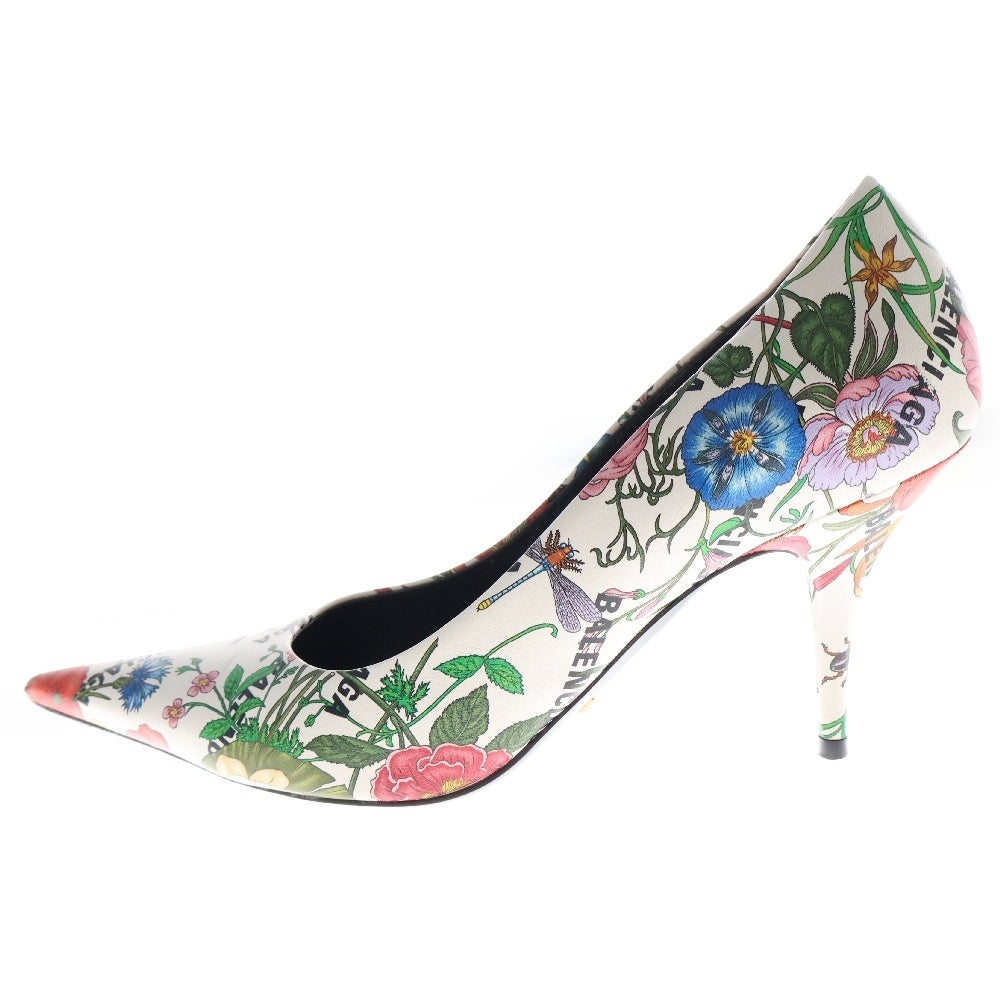 BALENCIAGA(バレンシアガ) ×GUCCI グッチ The Hacker Project 花柄 レディース パンプス ヒール マルチカラー 2147100391022