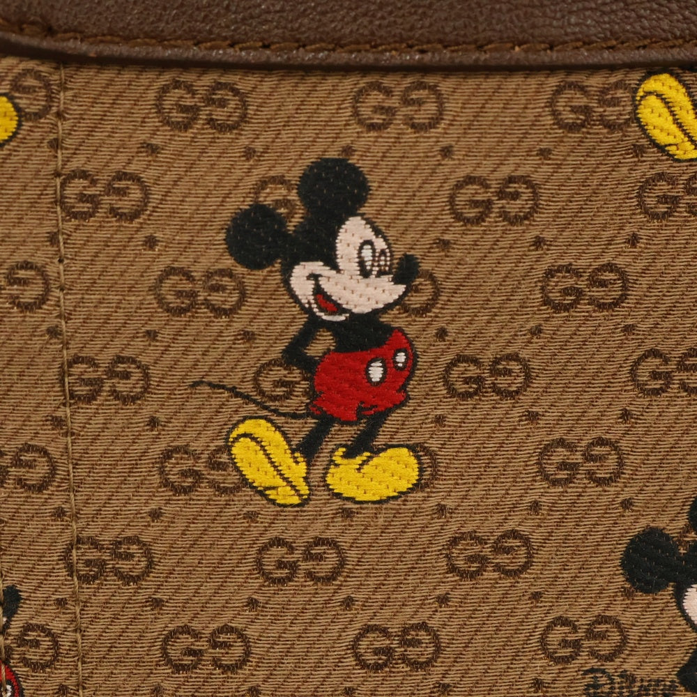 GUCCI(グッチ) xDisney GG Mickey Mouse Skirt ミッキー総柄 2ポケット レディーススカート ブラウン 602249