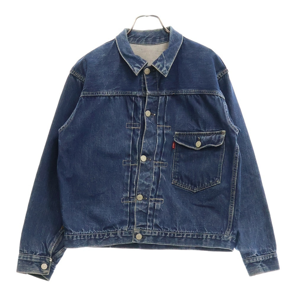 Levi's(リーバイス) 40s VINTAGE 1st 506XX 46MODEL 片面タブ BIG E ボタン裏刻無刻印 針刺しバックルバック ヤスリバックル デニムジャケット インディゴ