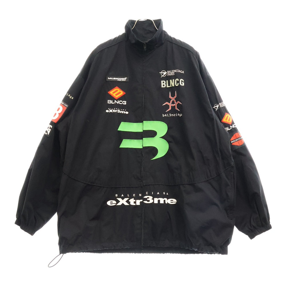 BALENCIAGA(バレンシアガ) 21AW Gamer Track Jacket オーバーサイズ トラックジャケット ブラック 663153 TIM39