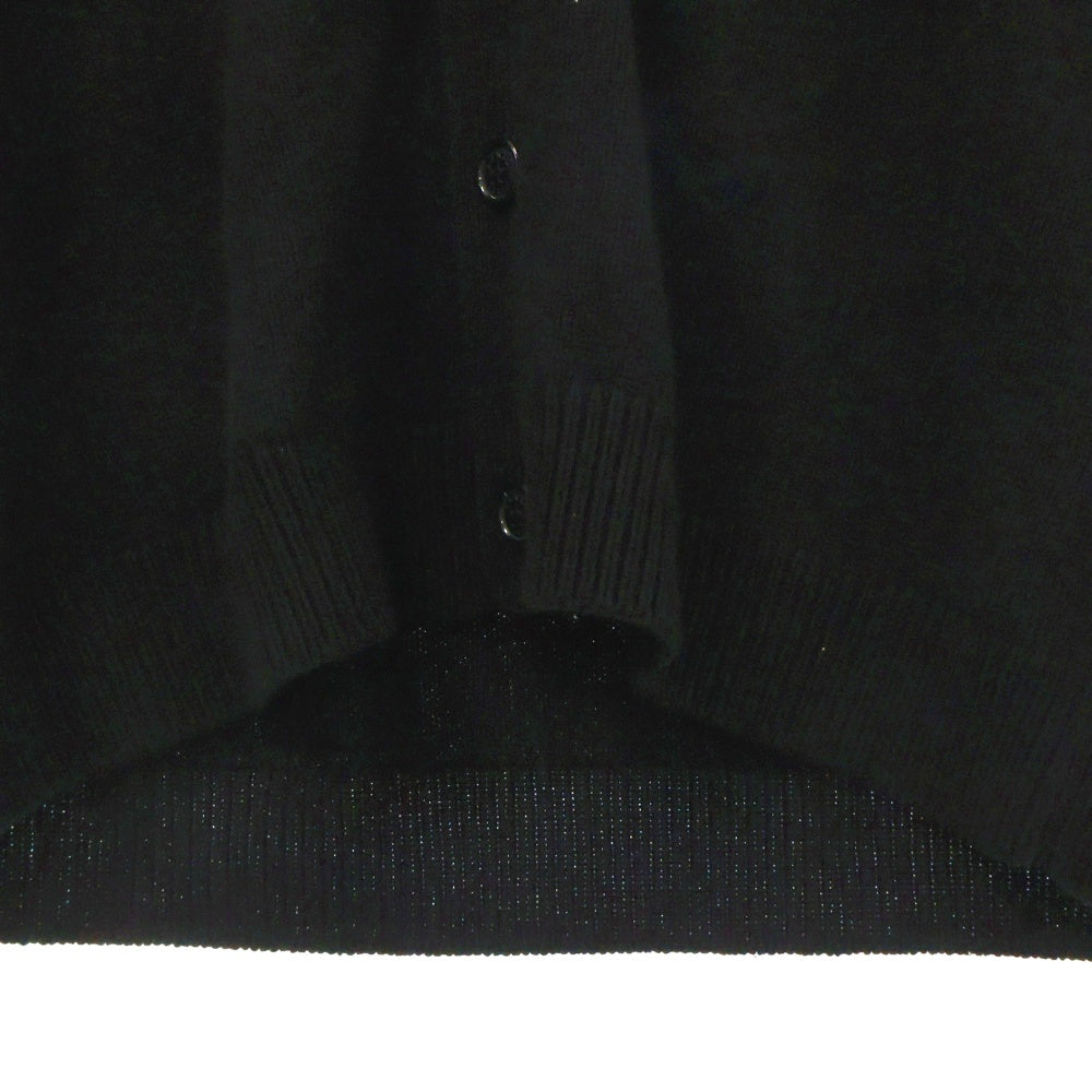 KENZO(ケンゾー) 25SS Happy Tiger Cardigan タイガーワッペン付 ニットカーディガン ブラック FF55CA7273LE