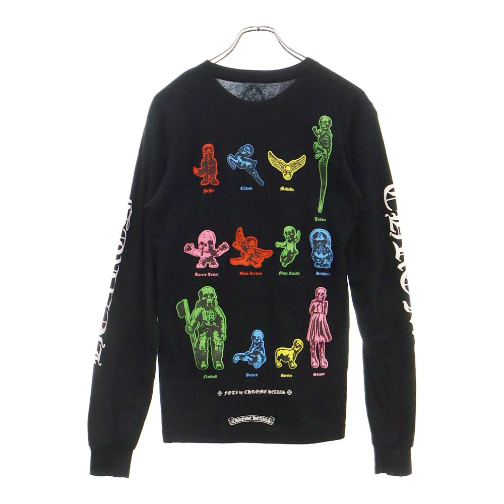 CHROME HEARTS(クロムハーツ) CH L/S 1 FOTI フォティ バックプリント 袖ロゴ 長袖 Tシャツ ブラック