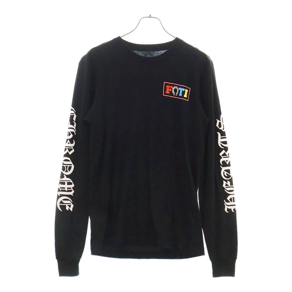CHROME HEARTS(クロムハーツ) CH L/S 1 FOTI フォティ バックプリント 袖ロゴ 長袖 Tシャツ ブラック