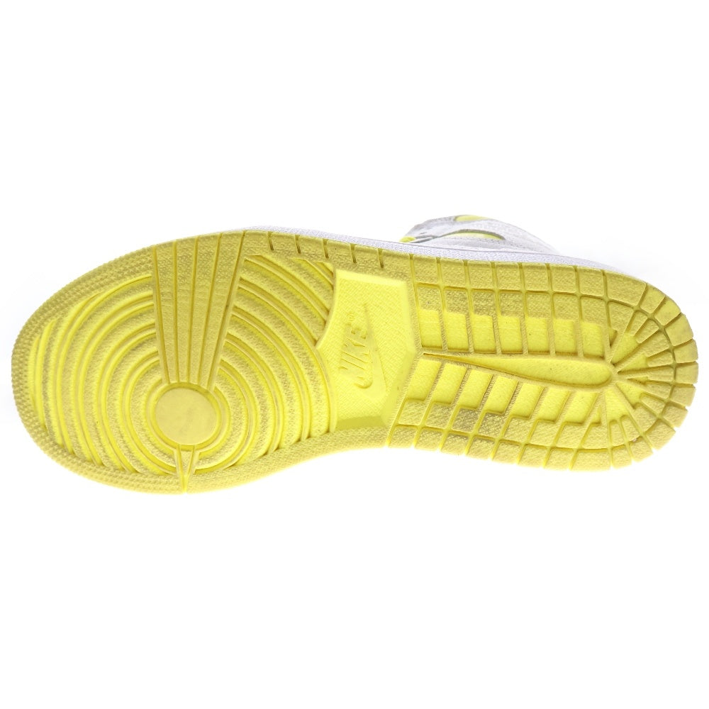 NIKE(ナイキ) Air Jordan 1 High OG First Class Flight 555088-170 エアジョーダン1 ハイ OG ファースト クラス フライト ハイカットスニーカー イエロー/ホワイト US8/26cm