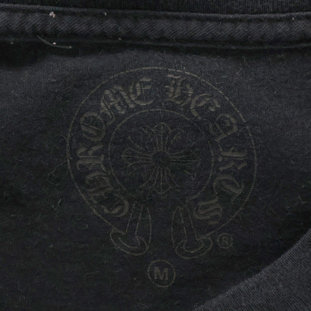 CHROME HEARTS(クロムハーツ) DELPHINO TRAIN FOTI L/S TEE フォティ 両面プリント クルーネック 長袖Tシャツ ブラック
