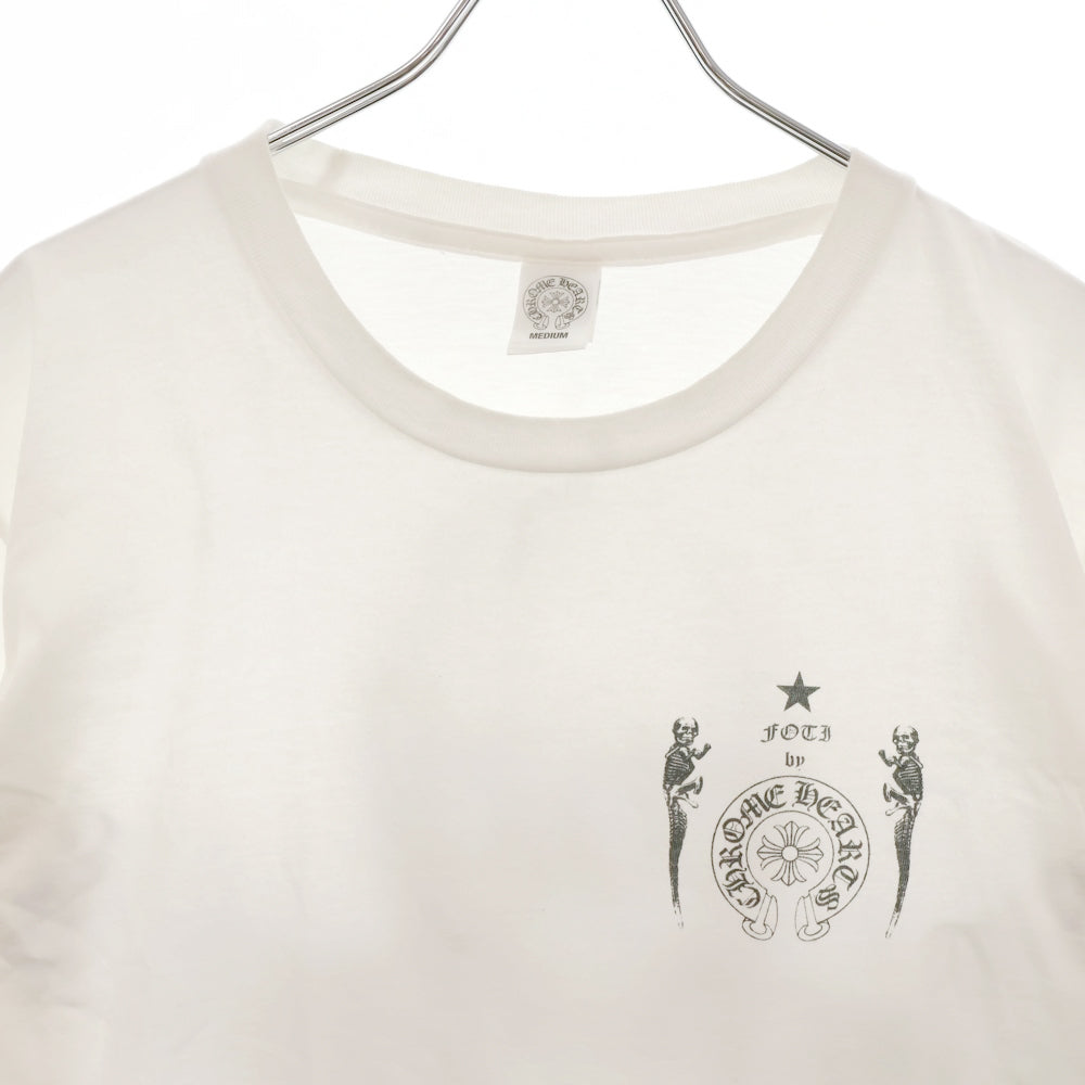 CHROME HEARTS(クロムハーツ) FOTI S/S Tee フォティ プリント 半袖Tシャツ カットソー ホワイト