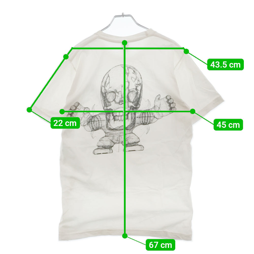 CHROME HEARTS(クロムハーツ) FOTI S/S Tee フォティ プリント 半袖Tシャツ カットソー ホワイト