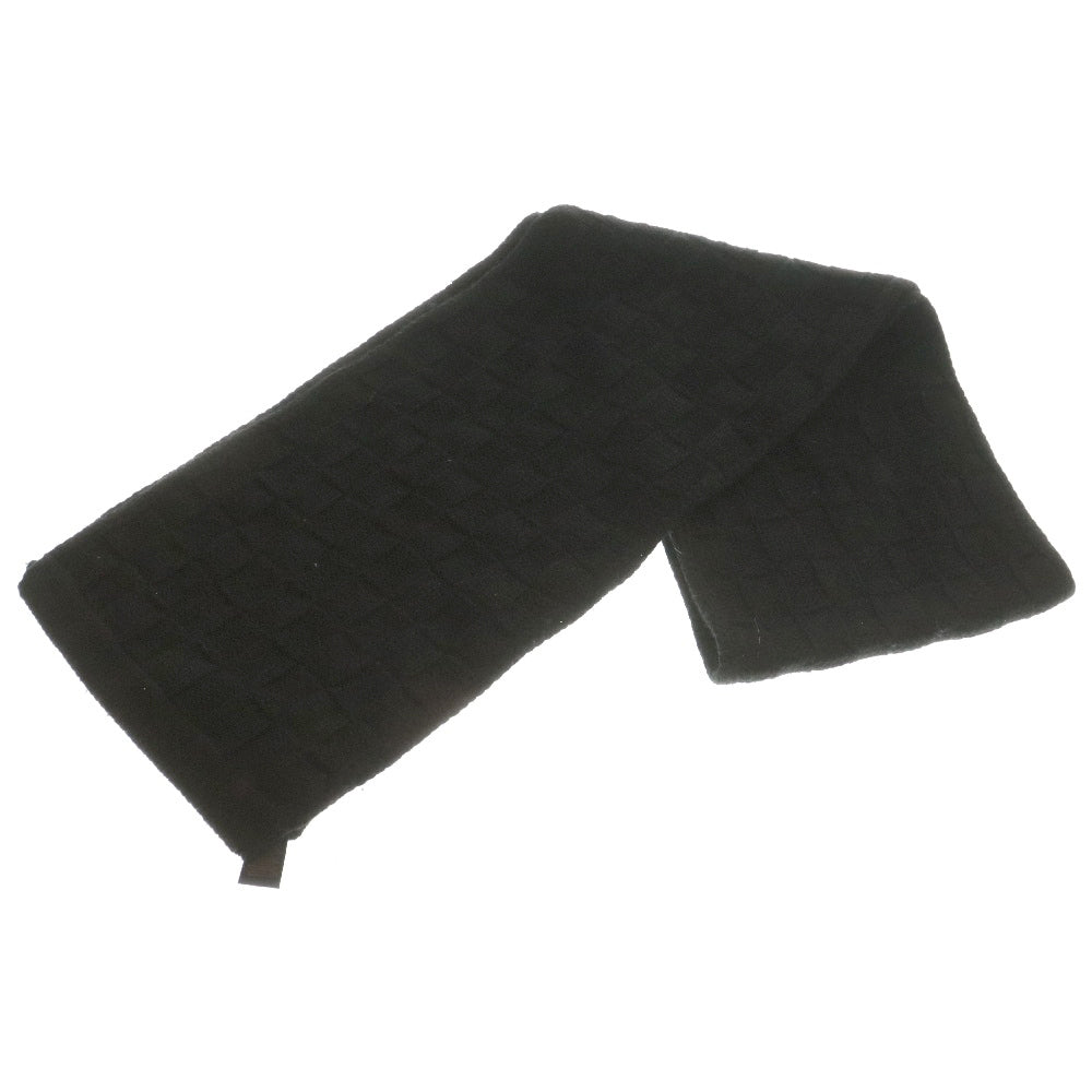 LOUIS VUITTON(ルイヴィトン) Demier Logo Heritage Snag Muffler ダミエ ロゴ ヘリテージ スナッグ ウール マフラー ブラック M90841/MY4264