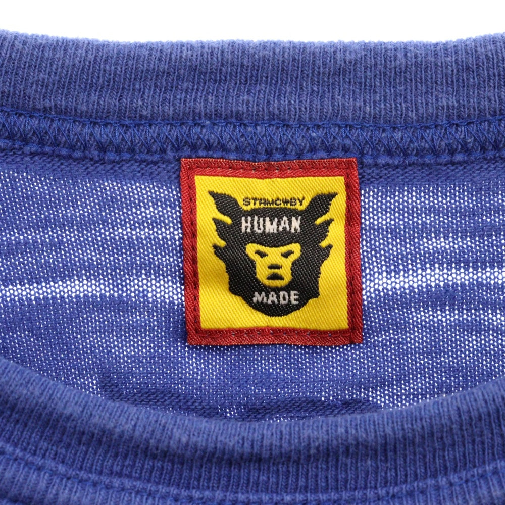 HUMAN MADE(ヒューマンメイド) 23SS Heart T-shir ハート 半袖Tシャツ カットソー ブルー