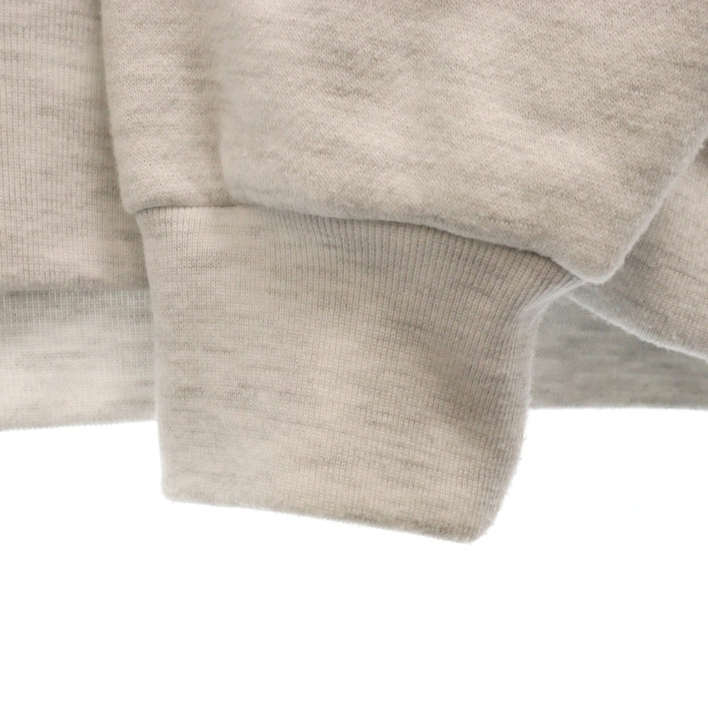 ENNOY(エンノイ) 24AW Electric Logo Turtleneck ロゴ刺繍 タートルネック スウェット グレー AW24BRENCT05NTL