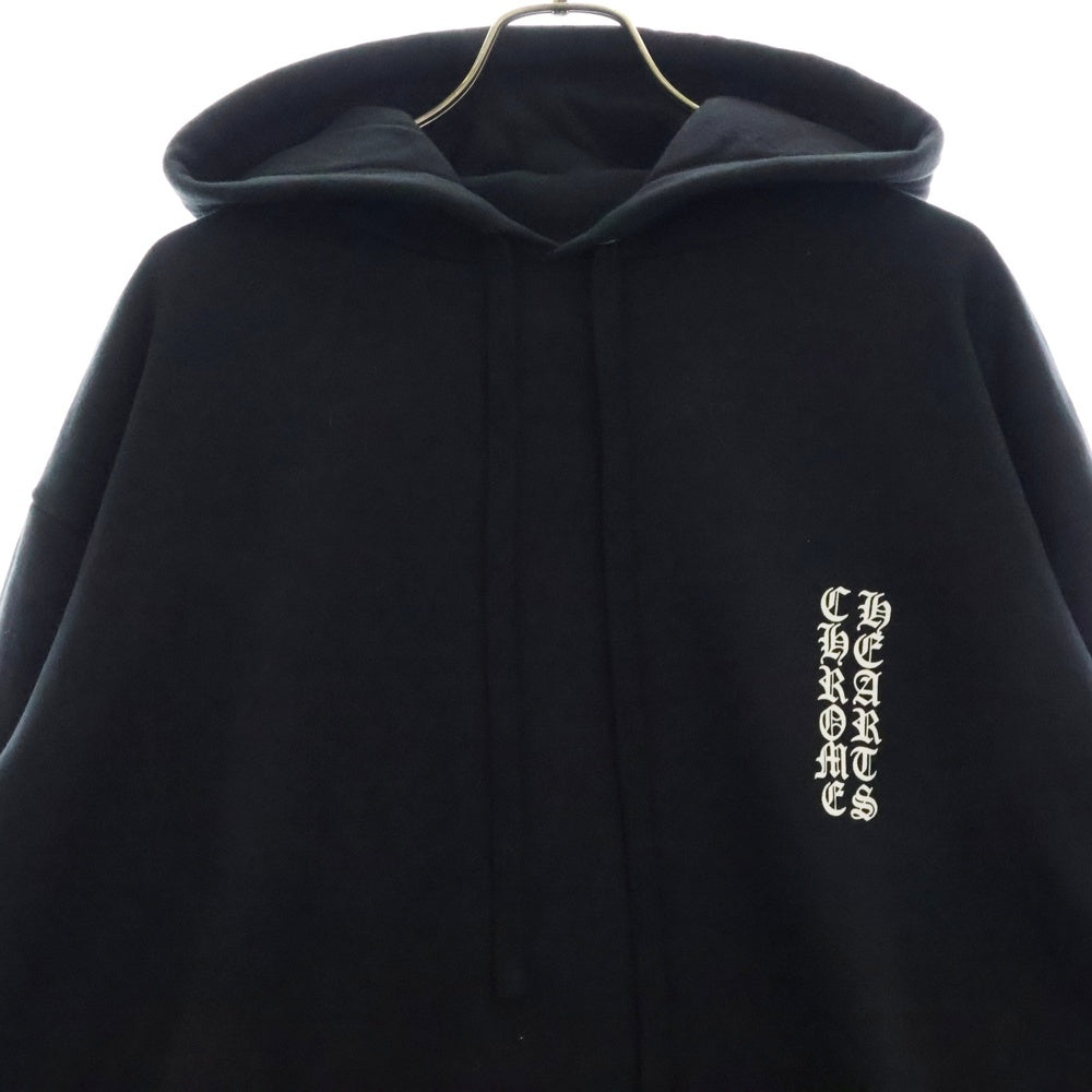 CHROME HEARTS(クロムハーツ) SWTSHRT PLVR アームロゴプリントプルオーバーパーカー ブラック