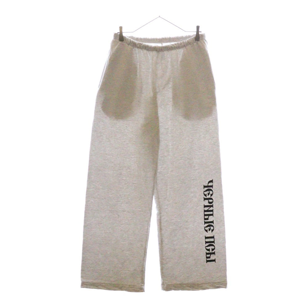 YEEZY(イージー) ×Gosha Rubchinskiy レッグプリント スウェットパンツ グレー