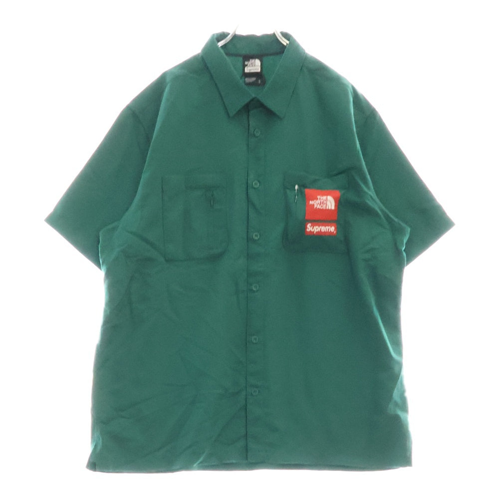 SUPREME(シュプリーム) 22SS Trekking S/S Shirt トレッキングショートスリーブシャツ グリーン NR02211I