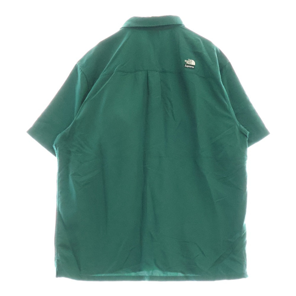 SUPREME(シュプリーム) 22SS Trekking S/S Shirt トレッキングショートスリーブシャツ グリーン NR02211I