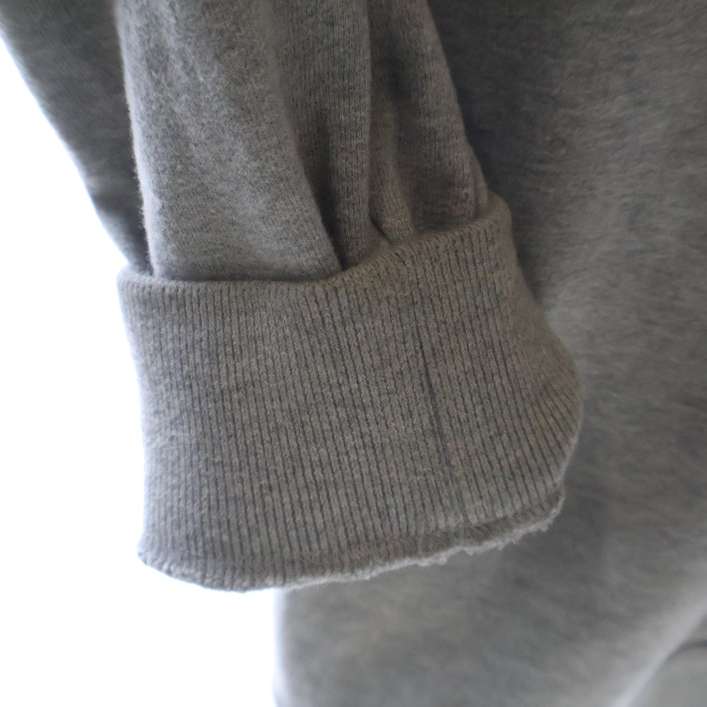 PRADA(プラダ) ロゴ コットン 長袖ポロシャツ グレー UJL77B S000 1Y13