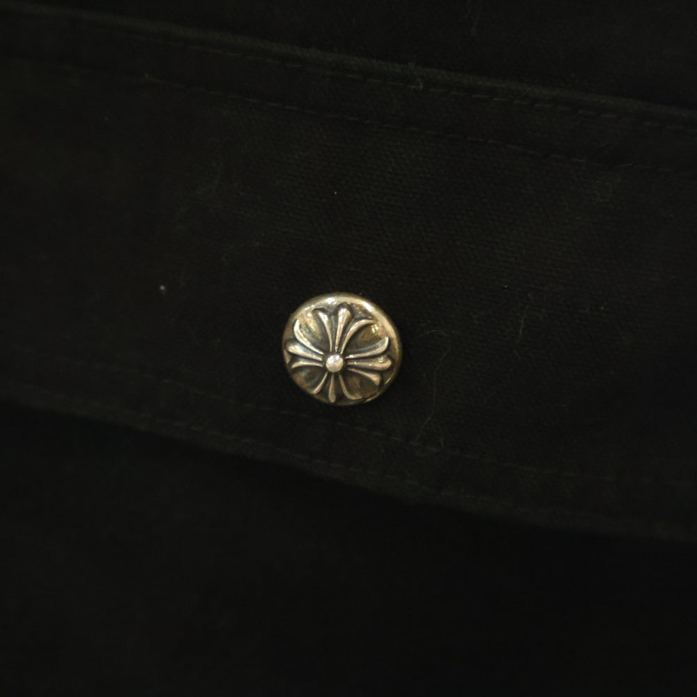 CHROME HEARTS(クロムハーツ) WORK DOG クロスボールボタンワークドッグ長袖シャツ ジャケット ブラック