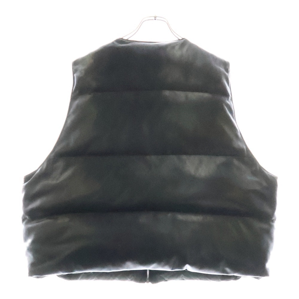 MLVINCE(メルヴィンス) LIMONTA REVERSIBLE DOWN VEST BLACK リバーシブル リモンタダウンベスト ライトアウター ブラック