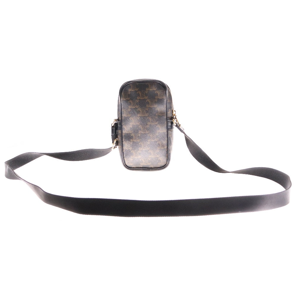 CELINE(セリーヌ) MINI POCKET MESSENGER トリオンフ ミニショルダーバッグ ブラウン 19083-2caa-38no