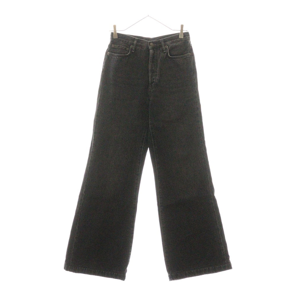 Acne Studios(アクネ ストゥディオズ) BOOTCUT FIT DENIM PANTS ブーツカットフレア ブラックデニムパンツ ブラック B00272-
