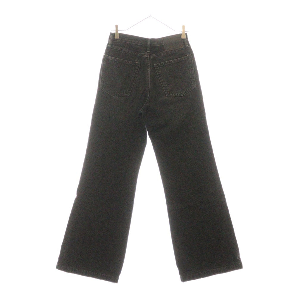Acne Studios(アクネ ストゥディオズ) BOOTCUT FIT DENIM PANTS ブーツカットフレア ブラックデニムパンツ ブラック B00272-