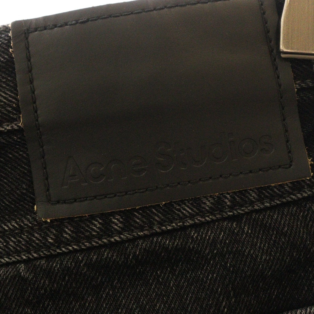 Acne Studios(アクネ ストゥディオズ) BOOTCUT FIT DENIM PANTS ブーツカットフレア ブラックデニムパンツ ブラック B00272-