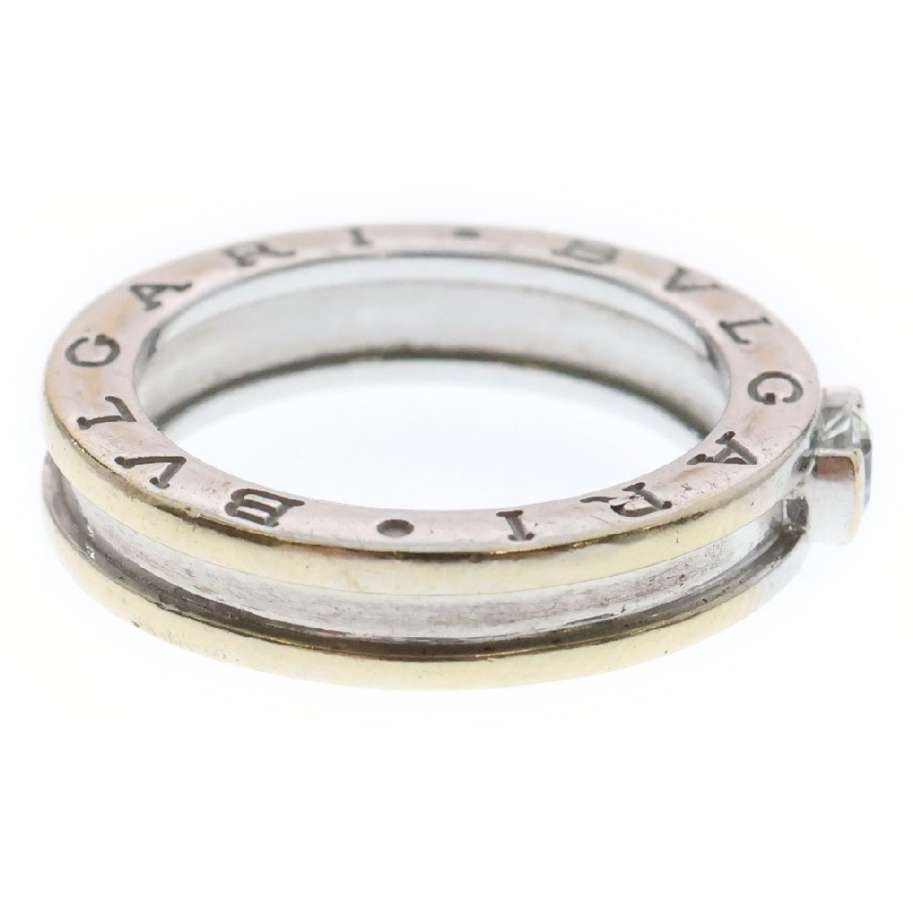 BVLGARI(ブルガリ) B-Zero 1 Au750 ワンポイントダイヤ ホワイトゴールド リング