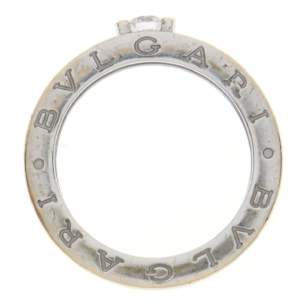 BVLGARI(ブルガリ) B-Zero 1 Au750 ワンポイントダイヤ ホワイトゴールド リング