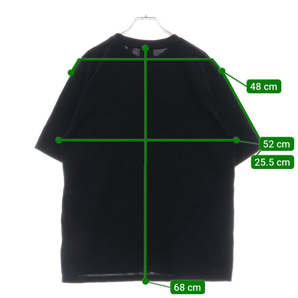 BURBERRY(バーバリー) ロゴプリント 半袖カットソー Tシャツ ブラック 8026016