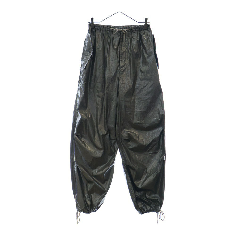 6(ロク) HAKU SILVER PANTS ハク ワイドシルエット パンツ シルバー 8614-202-0622
