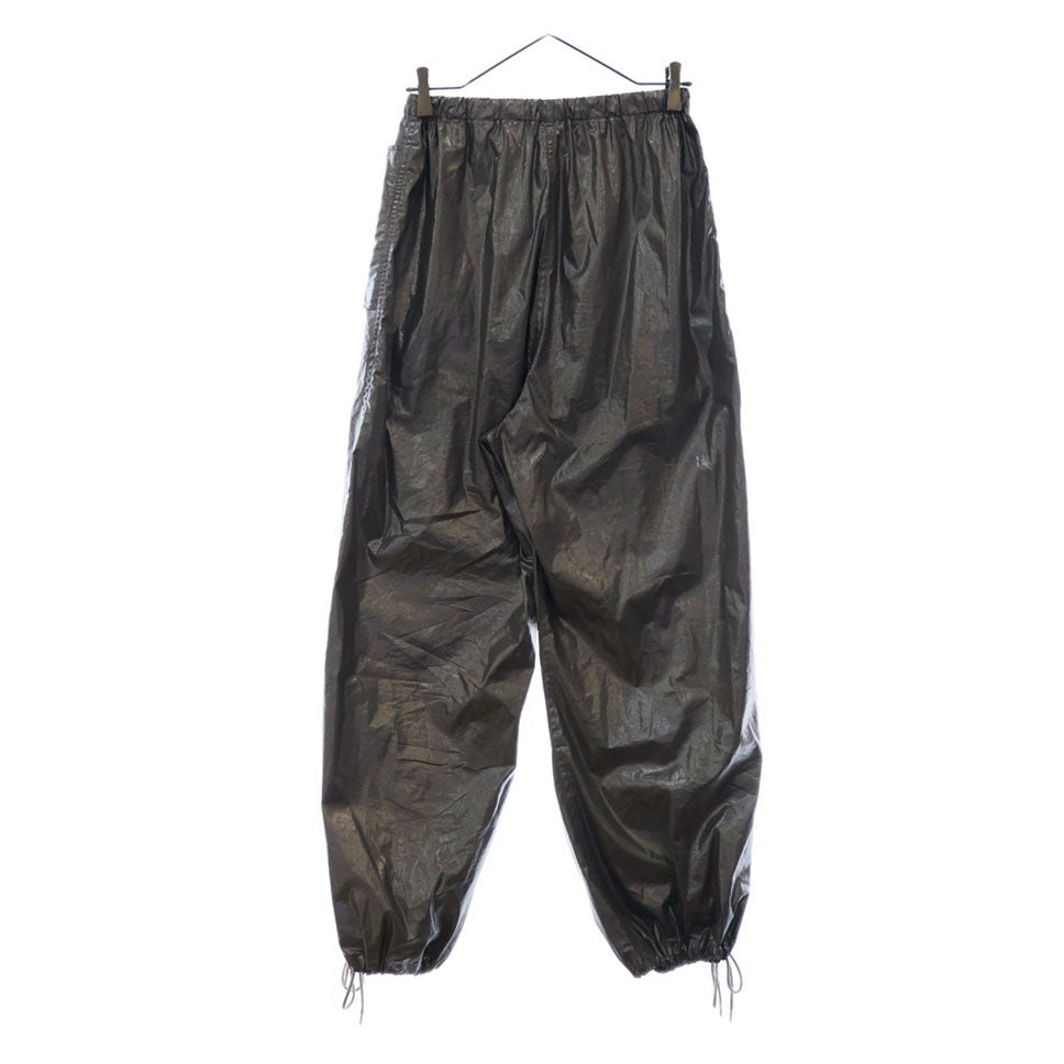 6(ロク) HAKU SILVER PANTS ハク ワイドシルエット パンツ シルバー 8614-202-0622