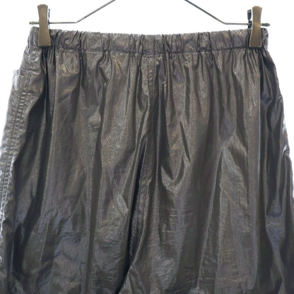 6(ロク) HAKU SILVER PANTS ハク ワイドシルエット パンツ シルバー 8614-202-0622