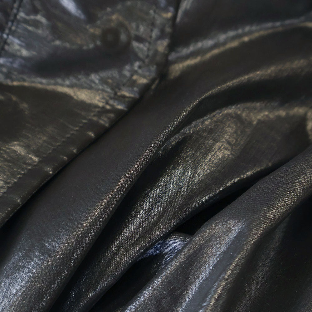 6(ロク) HAKU SILVER PANTS ハク ワイドシルエット パンツ シルバー 8614-202-0622