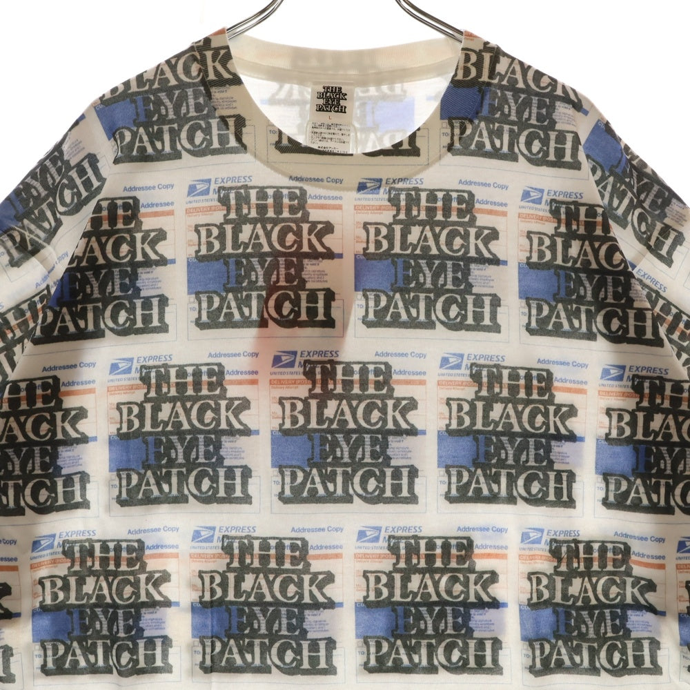 THE BLACK EYE PATCH(ブラックアイパッチ) LABEL INKJET TEE インクジェット プリントTシャツ BEPF18TE03 ホワイト